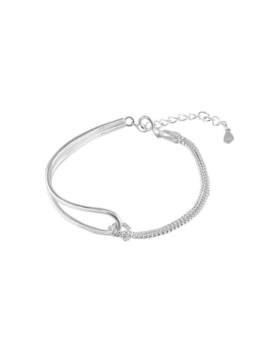 TIE-INSPIRED HALF BRACELET