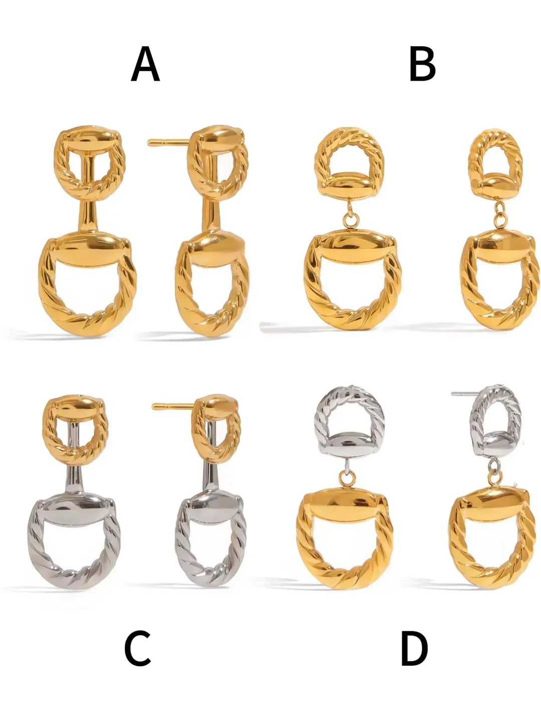 COLOR BLOCK EARRINGS