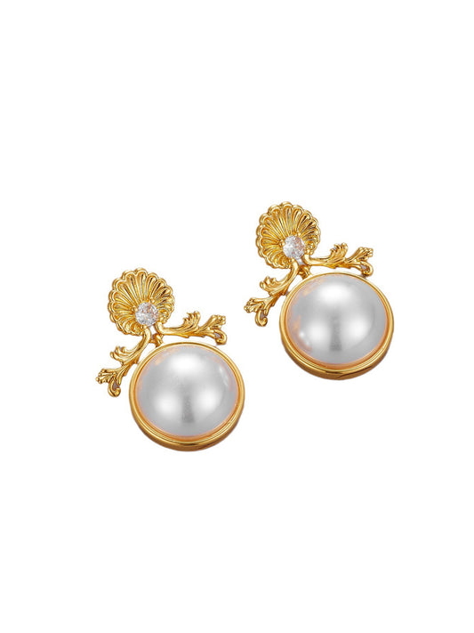 VINTAGE PEARL EARRINGS
