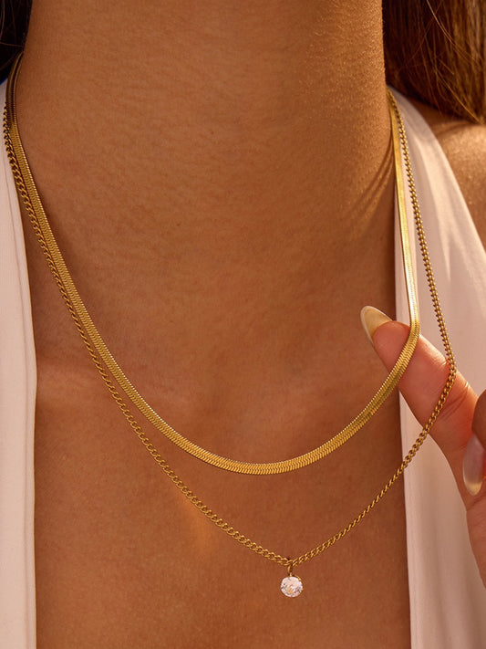 DOUBLE LAYER NECKLACE