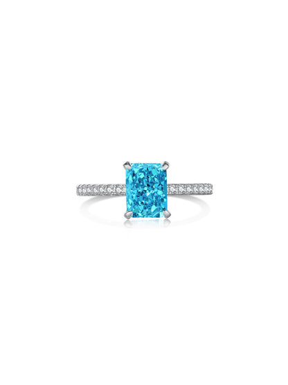 ICE-CUT ZIRCON RING