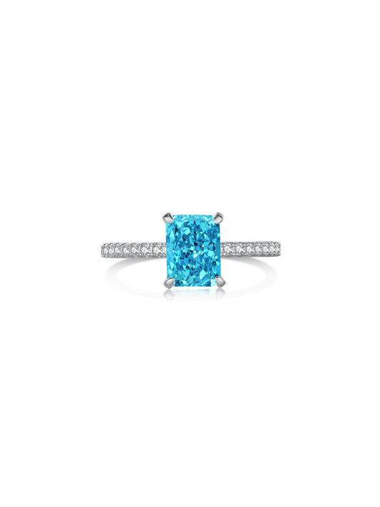 ICE-CUT ZIRCON RING