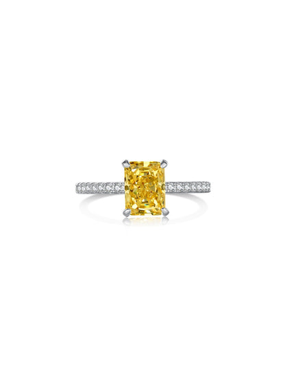 ICE-CUT ZIRCON RING