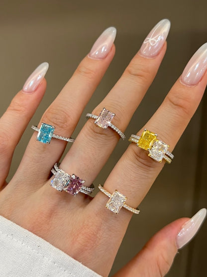 ICE-CUT ZIRCON RING