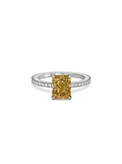 ICE-CUT ZIRCON RING