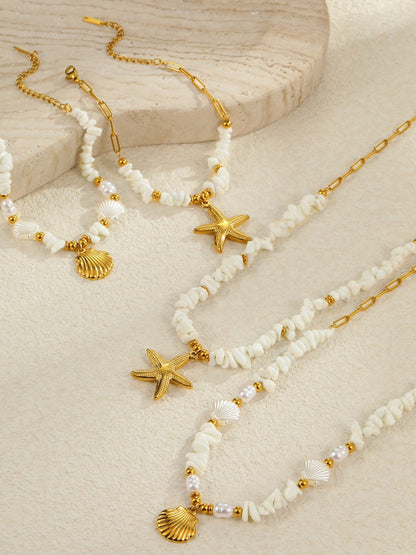 STARFISH PENDANT NECKLACE