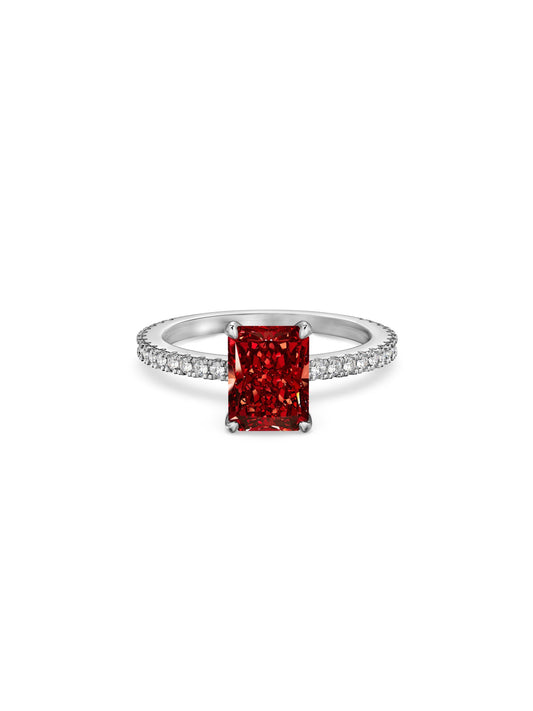 ICE-CUT ZIRCON RING
