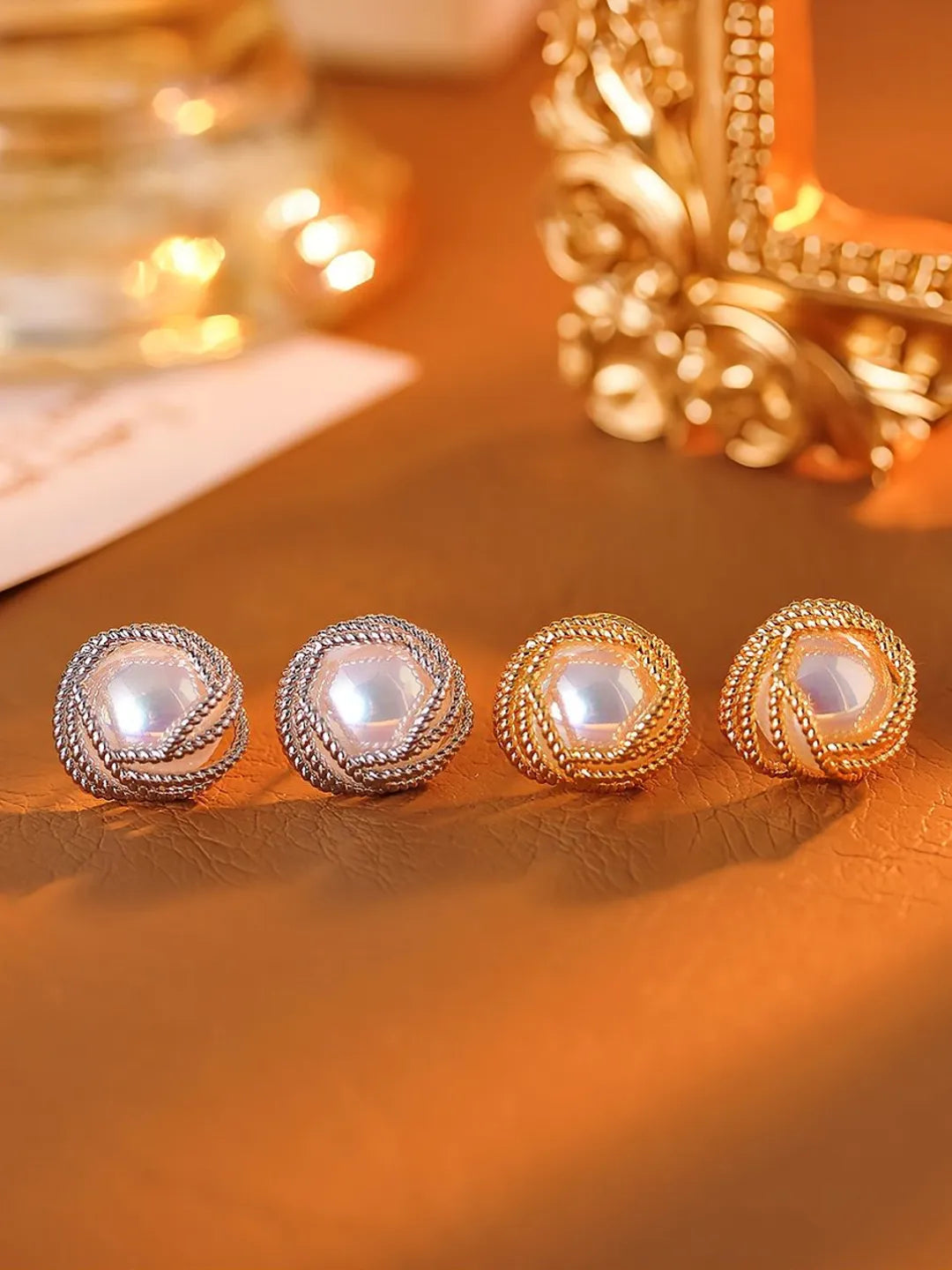 WRAP PEARL EARRINGS