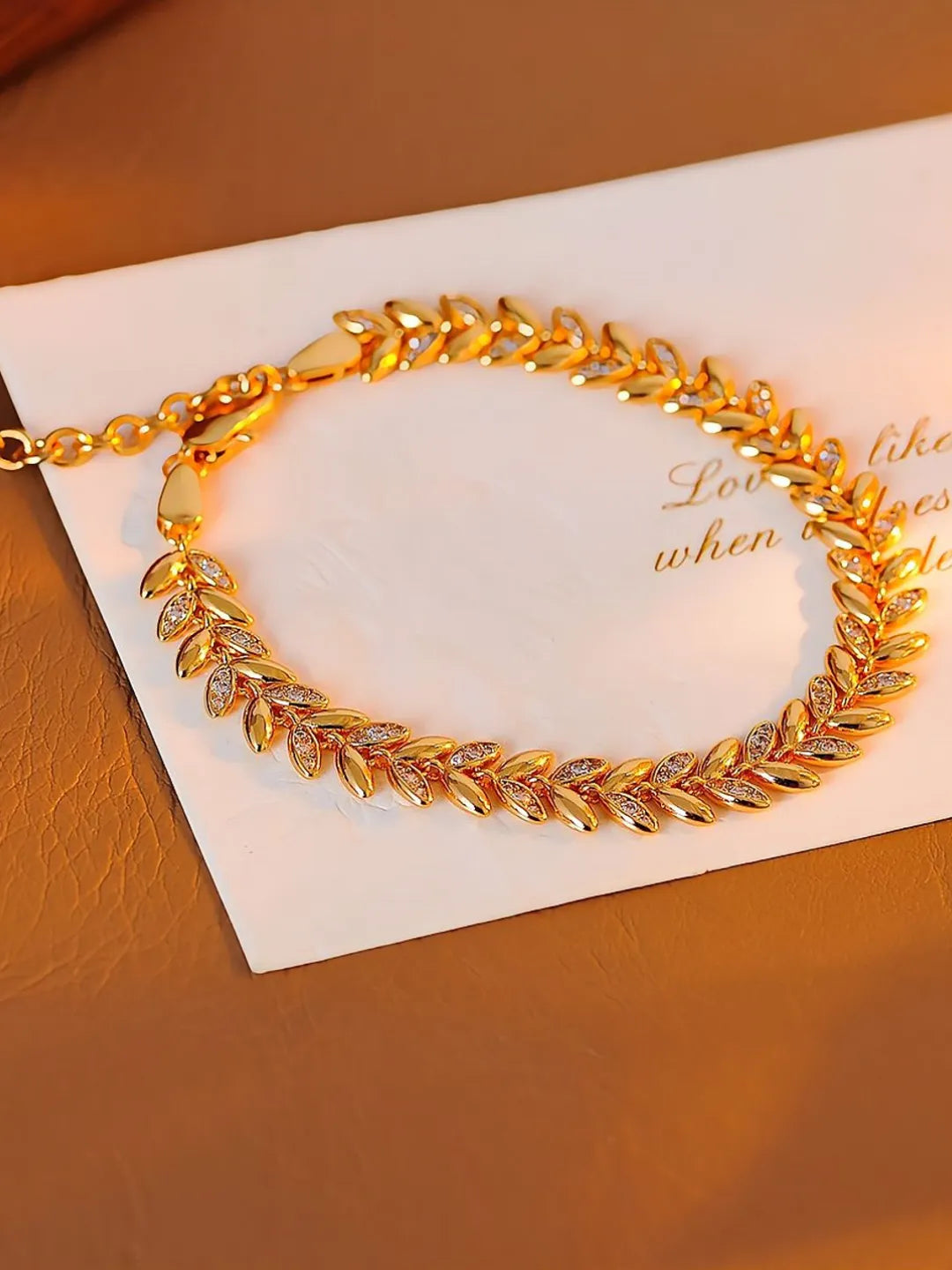 WHEAT ZIRCON BRACELET