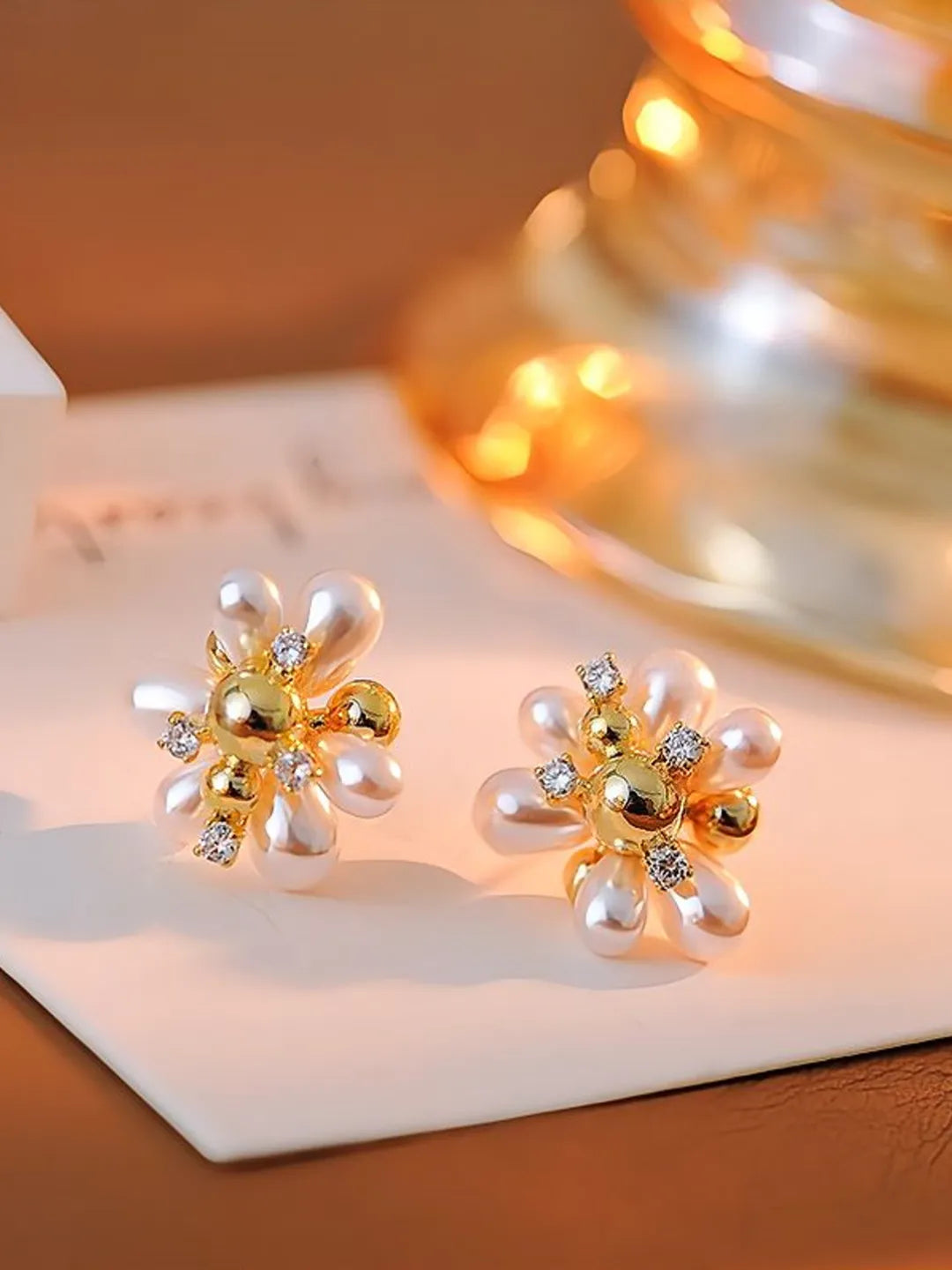 BLOSSOM PEARL EARRINGS