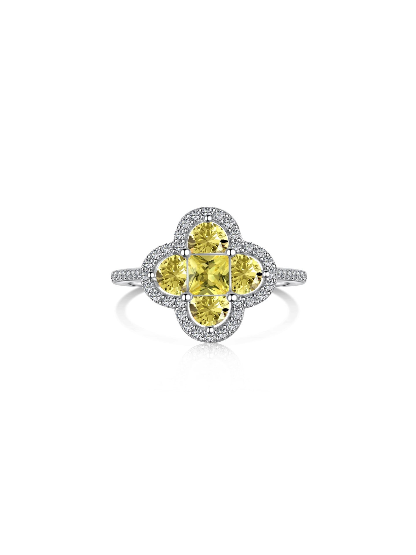 FOUR-LEAF CLOVER RING