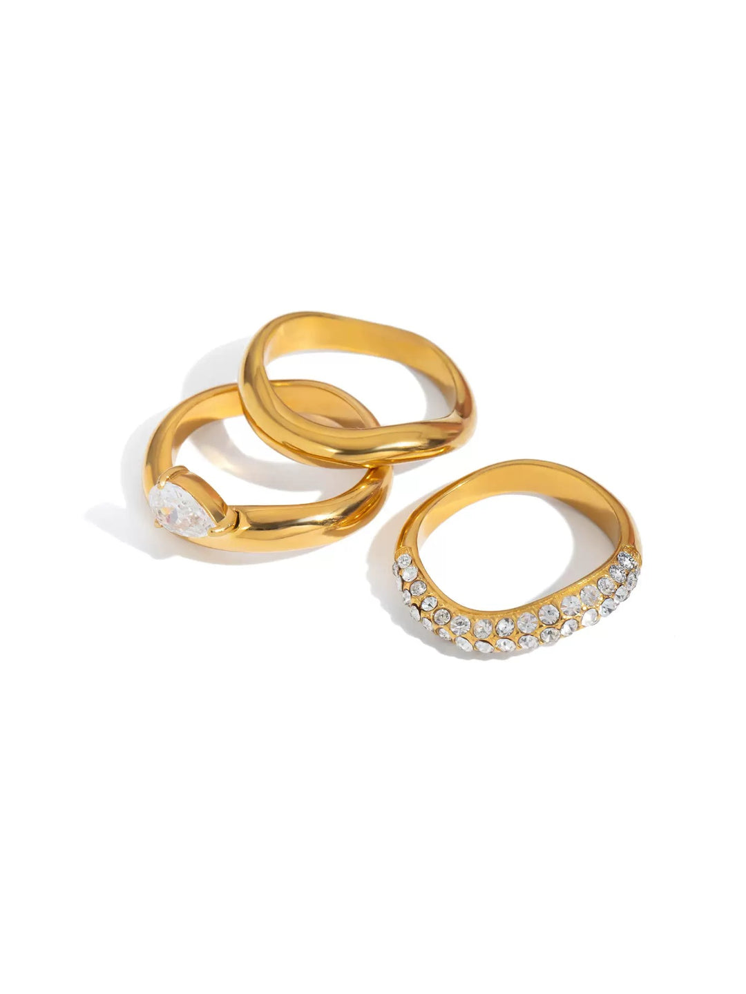 ZIRCON STACKING RINGS